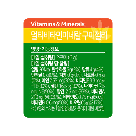 Cenovis Kids Multivitamin & Mineral Gummy Jelly 3g x 60 (Pack of 2)