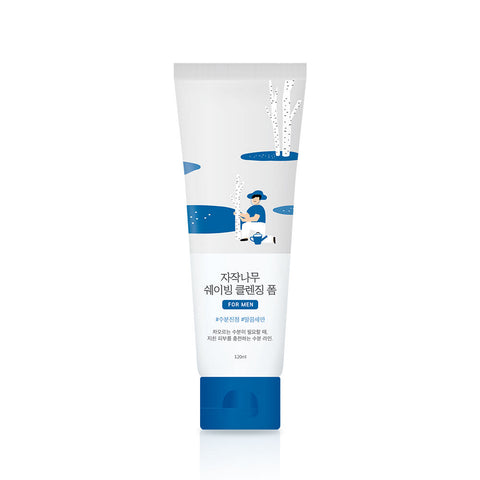 Round Lab For Men Birch Juice Shaving Cleansing Foam 120ml