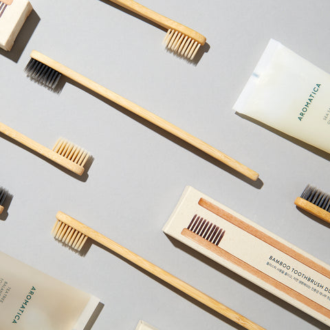 Aromatica Bamboo Toothbrush Duo