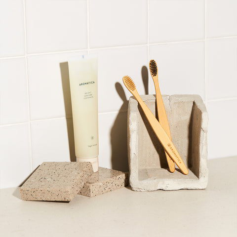 Aromatica Bamboo Toothbrush Duo