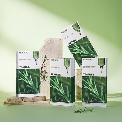 Mediheal Essential Mask Tea Tree, 10 Sheets (4 Pack)