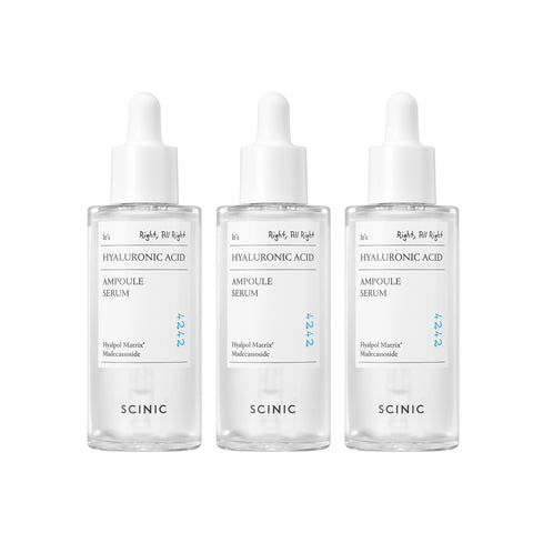 Scinic Hyaluronic Acid 5-Blend Low-Molecular Ampoule Serum 50ml (3 Pack)