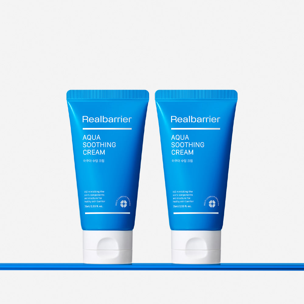 Real Barrier Aqua Soothing Cream (Tube) 75ml (2-Pack)
