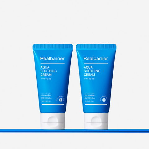Real Barrier Aqua Soothing Cream (Tube) 75ml (2-Pack)