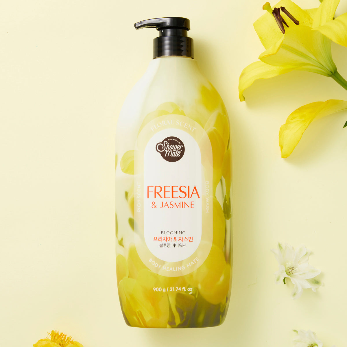 Shower Mate Blooming Body Wash 900g - Freesia & Jasmine