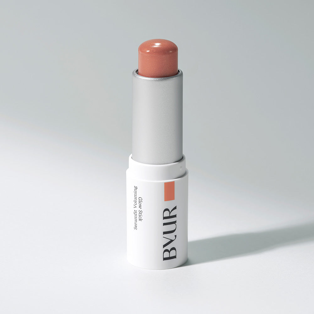 BYUR Serum Fit Voluming Glow Stick - Highlighter & Blusher (Clear, Mellow, Petal, Rosy)
