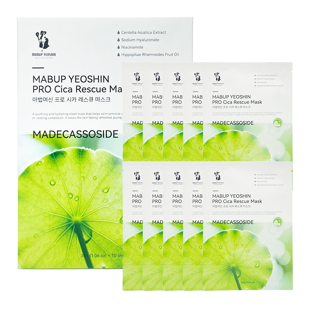 Mabup Yeoshin PRO AIAS Mask Sheet Cica Rescue Madecassoside 10P