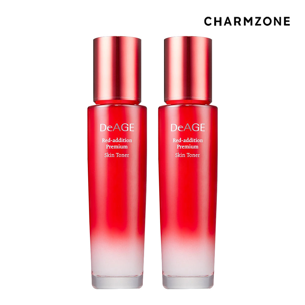 Charmzone DeAge Red Edition Premium Skin Toner Anti-Aging 130ml (2 Pack)