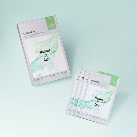 Mediheal Derma Synergy Wrapping Mask (Tea Tree x Cica), 14 Sheets, 25 ml each