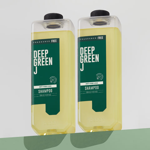 Jsoop Deep Green J Houttuynia Scalp Shampoo Unscented 1000ml (2 Pack)