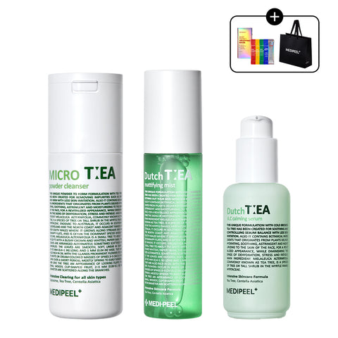 Medipeel Soothing Gift Set (Micro Tea Powder + Dutch Tea Mattifying Mist + Dutch Tea AC Serum)
