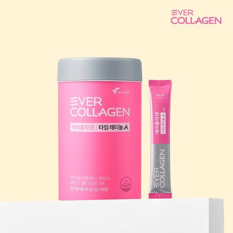 Newtree Ever Collagen Time Retinol A 1 Month Powder (GPH Low-Molecular Tri-Peptide Collagen)