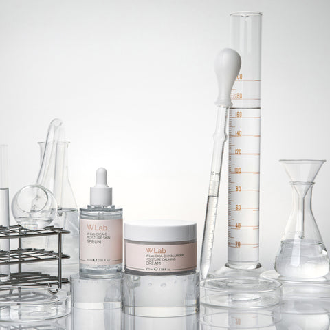W.Lab Cica C Moisture Barrier Strengthening Large Set (Moisture Skin Serum 70ml + Calming Cream 100ml)