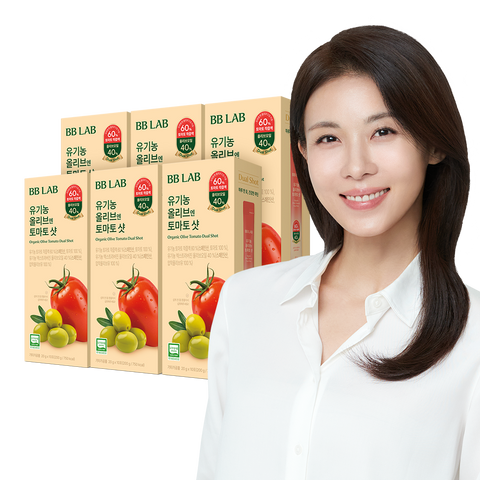 Nutrione BB Lab Organic Olive & Roma Tomato Dual Shot 6 Boxes (60 x 20g) Extra Virgin Oil with Lycopene