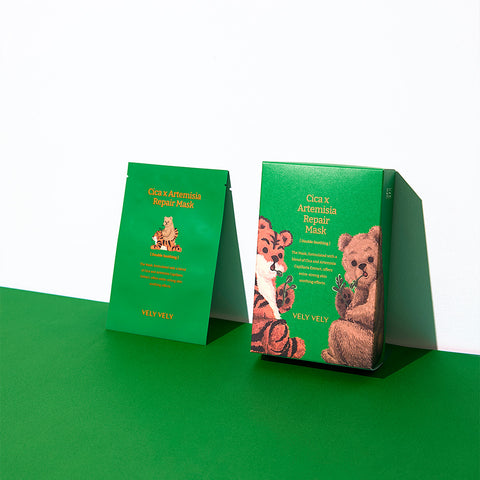 VELY VELY Cica Injin Mugwort Repair Mask 10P