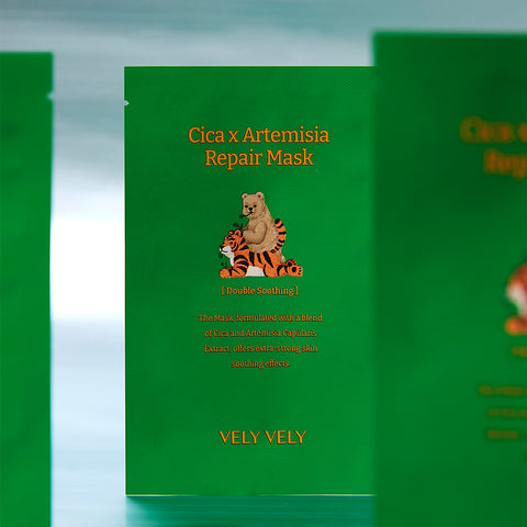 VELY VELY Cica Injin Mugwort Repair Mask 10P