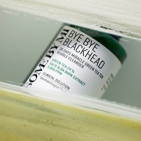 Some By Mi Bye Bye Blackhead 30 Days Miracle Green Tea Tox Bubble Cleanser [120g]