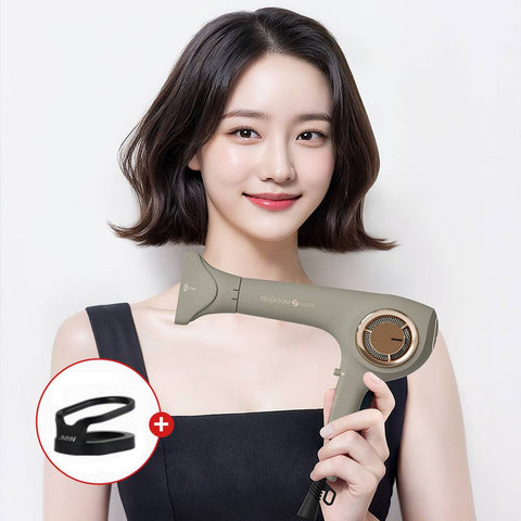 JMW Phantom S Noble MS6402B Professional BLDC Ionic Turbo Hair Dryer Stand Set