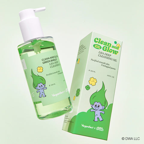 Veganifect Clean & Glow Barley LHA Deep Cleansing Oil 205ml (2 pack)