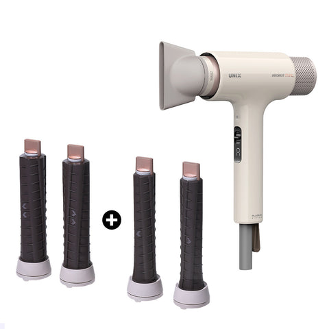 UNIX Airshot Dual Motion Hair Dryer (2 Pack) - UN-D1970 (includes extra 40mm attachment)