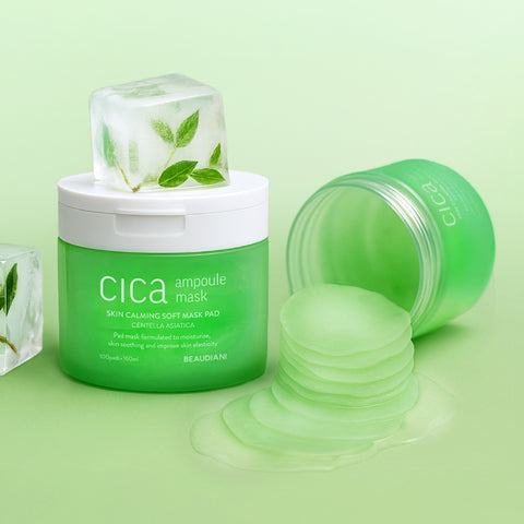 Beaudiani Cica Soothing Pore Toner Pads 100 Pads