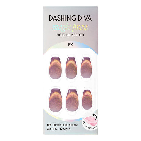 Dashing Diva Magic Press Viora (Coffin) Nail Tips