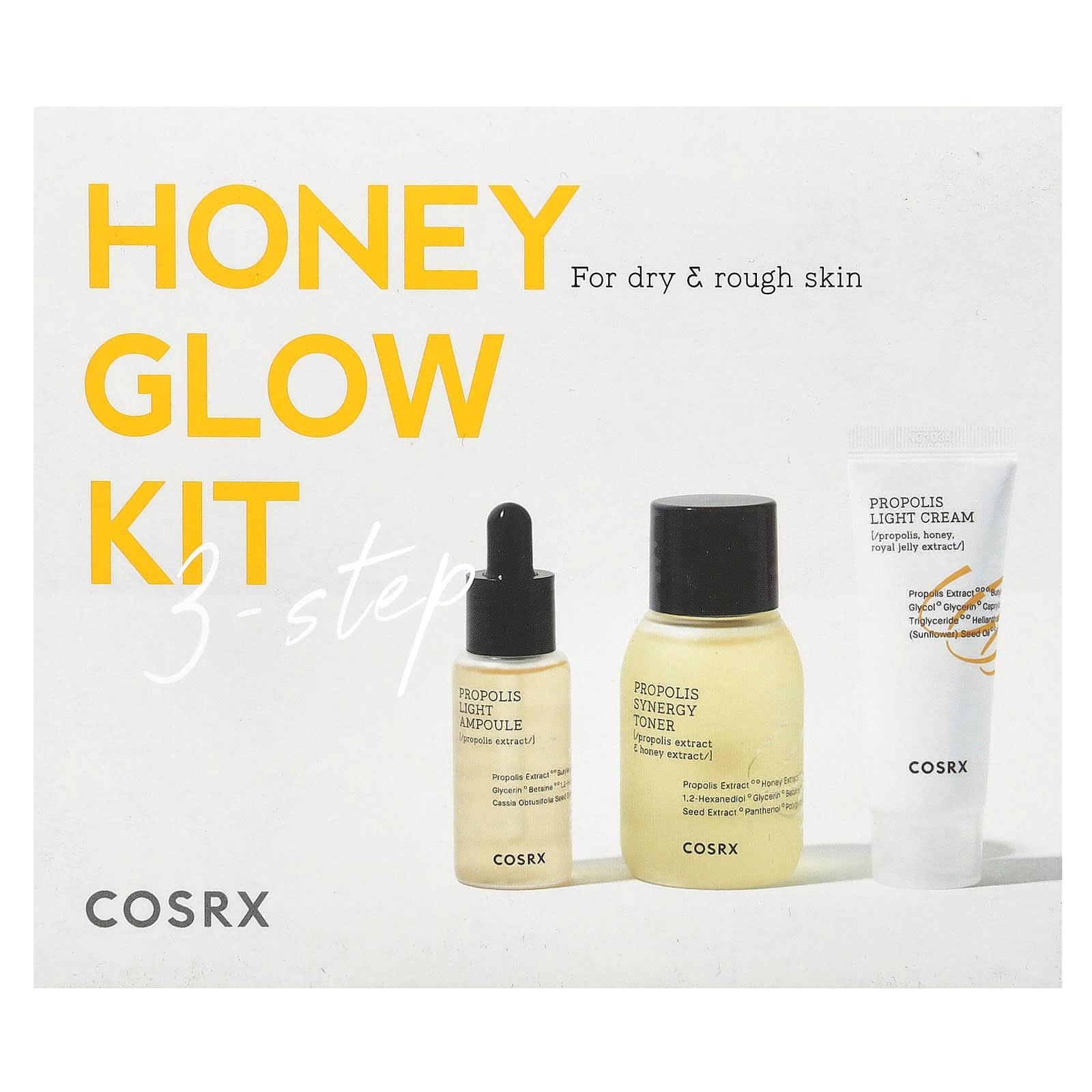 Soonsu Beauty 3 Step Honey Glow Kit 3 Piece Kit side view