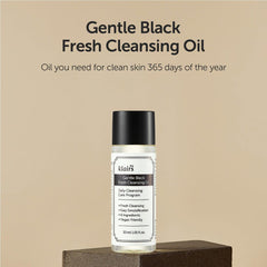 Soonsu Beauty Gentle Black Fresh Cleansing Oil side view
