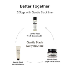Soonsu Beauty Gentle Black Fresh Cleansing Oil side view
