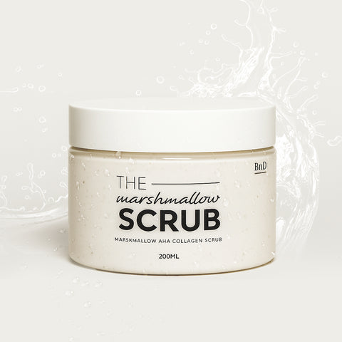 BnD Marshmallow Scrub AHA with Collagen, 200ml