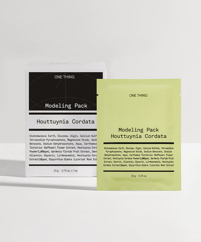 One Thing Modeling Pack (20g x 7) +1 Extra Piece; Houttuynia Hyaluronic Acid Collagen Options