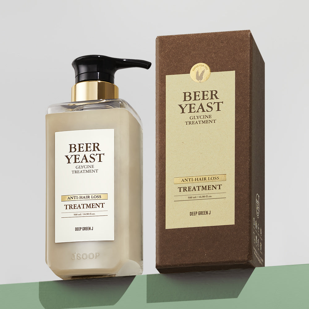 Jsoop Deep Green J Beer Yeast Glycine Hair-Loss Relief Treatment 500ml