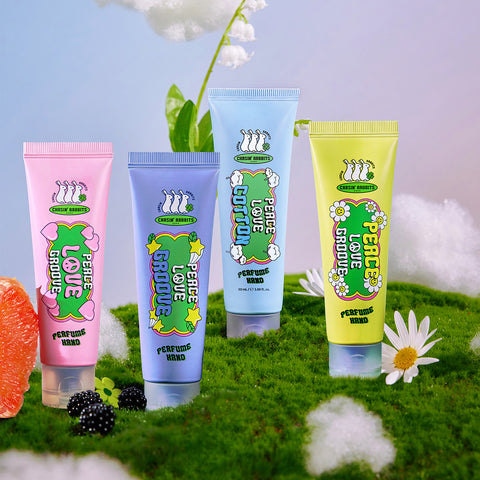 Chasing Rabbit Peace Love Groove Perfume Hand Cream Set 50ml x 2