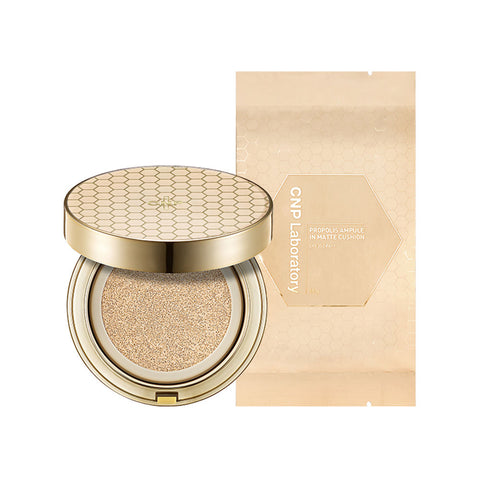 CNP Propolis Ampoule-in Matte Cushion 15g (Main + Refill)
