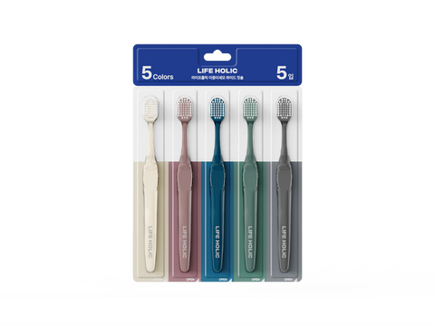Milk Baobab Lifeholic Wide Toothbrush 5-Pack (2 Units)