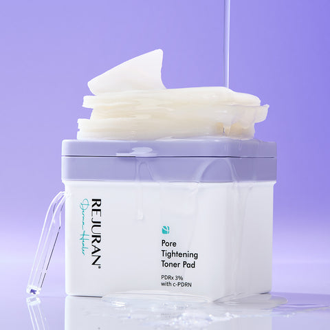 Rejuran Pore Tightening Cleansing Balm 50mL + Toner Pads (60) + 3 Ampoules 30mL Set