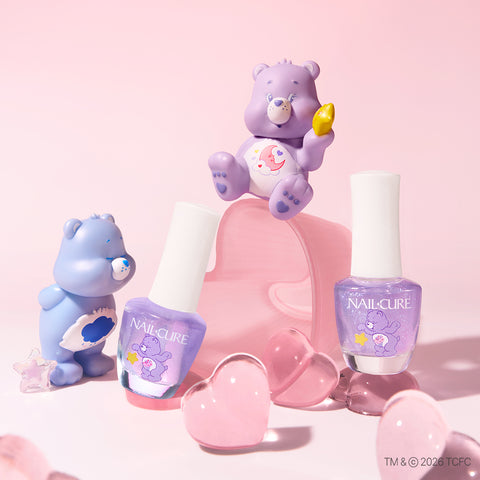 BANDI Care Bear Nail Cure 2-Piece Set (Pink Dia & Unicorn Hardener)