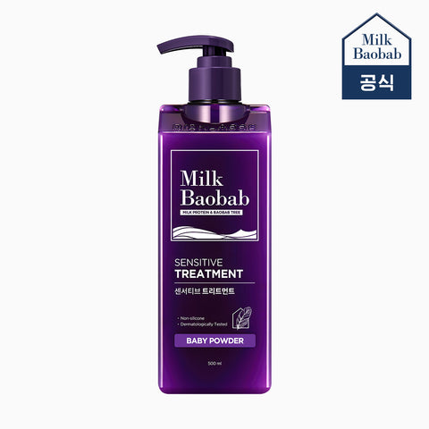 Milk Baobab Sensitive Shampoo Baby Powder, 500ml