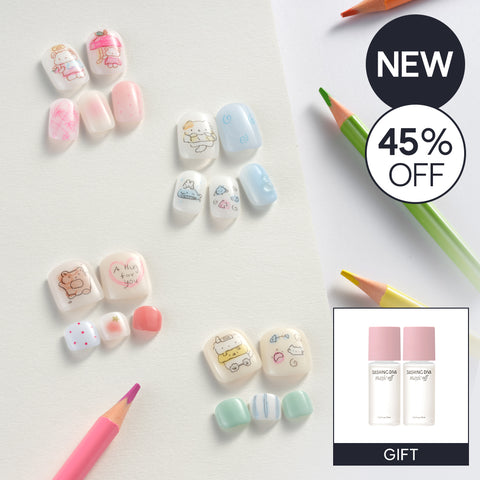 Dashing Diva Magic Press Nail Shop Collab Design 2-Pack Set