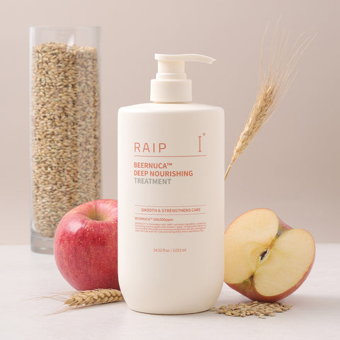 RAIP Beer Yeast PDRN Anuka Apple and Beernuka Deep Nourishing Treatment 1021ml