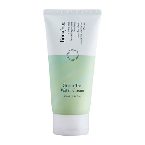 Bonajour Vegan Green Tea Water Toner + Moisture Cream Set (2-Piece)