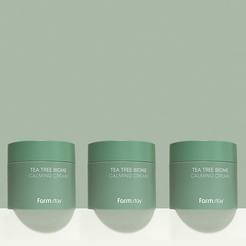 Farmstay Tea Tree Biome Calming Cream 80ml (3 pack)
