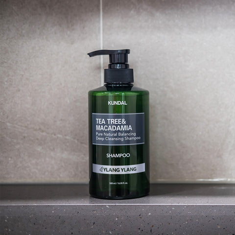 Kundal Deep Cleansing Oily Shampoo 2pc Set (Ylang Ylang, 500ml each)