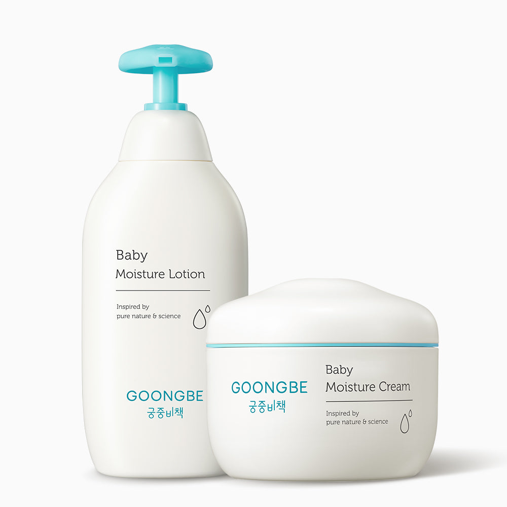 Goongbe Baby Moisture Lotion 350ml + Baby Moisture Cream 180ml