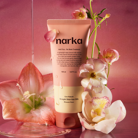 Narka Straight Slick Hair Milk 150ml Sunset Honey