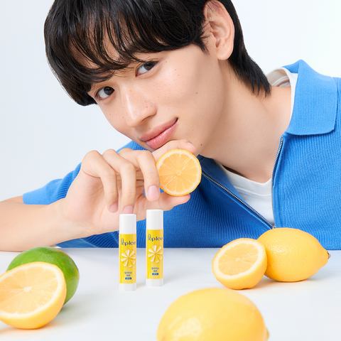 Mentholatum Lip Ice Lip Balm Lemon Strawberry Grapefruit 3.5g (3 Pack)