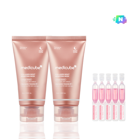 Medicube Collagen Night Wrapping Mask 75ml (2 pack)