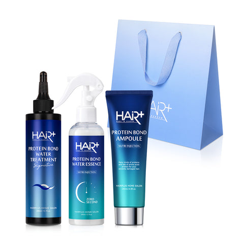 HairPlus Extreme Damage Protein Hair Pack - Intensive Clinic Set (Essence, Mist, Treatment)