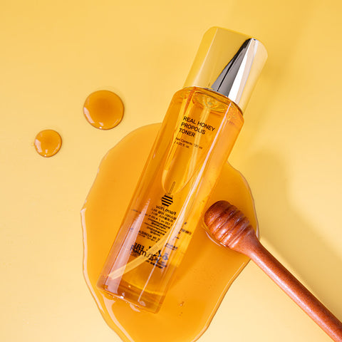 Farmstay Real Honey Propolis Toner + Essence + Cream 3-Piece Set
