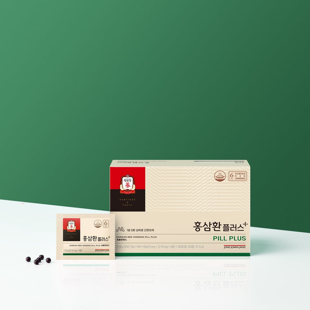 JungKwanJang Red Ginseng Hwan Plus 210 mg (150 Pills)